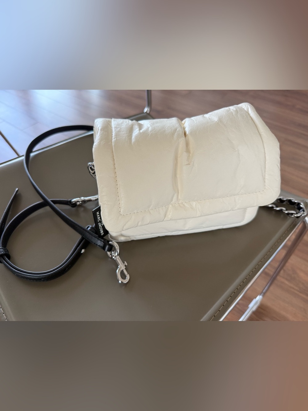 Marc Jacobs Mini Pillow Bag in Ivory